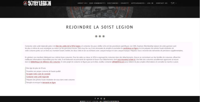 formulaire légion page 0